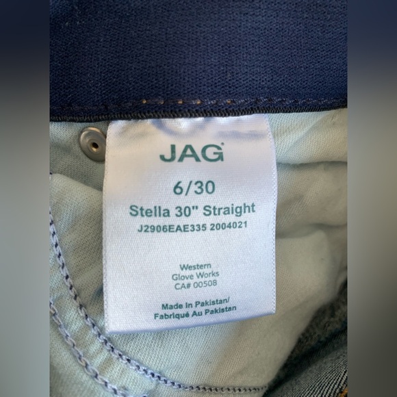 Jag Jeans Womens Straight Fit in Deep Blue - Picture 6 of 8